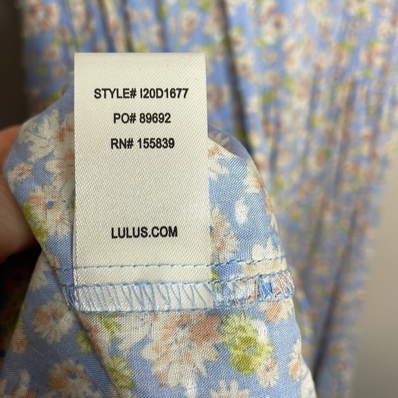 Lulu’s | Sunny Bliss Floral Tiered Maxi Dress Size XL NWT - Picture 10 of 11